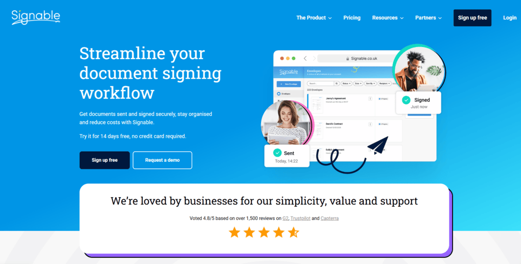 Best Docusign alternative for flexible pricing