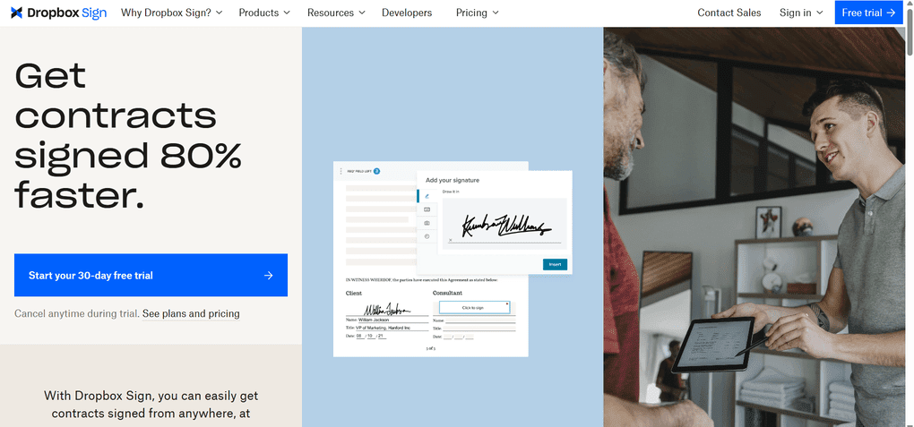 Best Docusign alternative for user experience