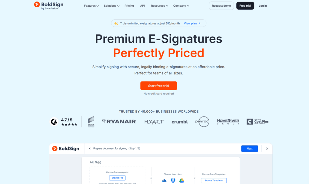 Best budget-friendly Docusign alternative