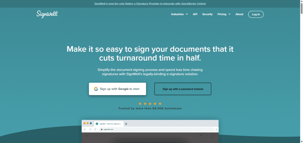 Best simple Adobe Sign alternative