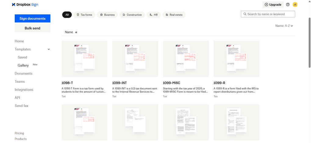 Dropbox Sign's electronic signature solution test