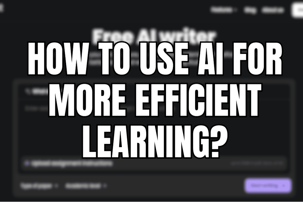 How to Use AI For More Efficient Learning