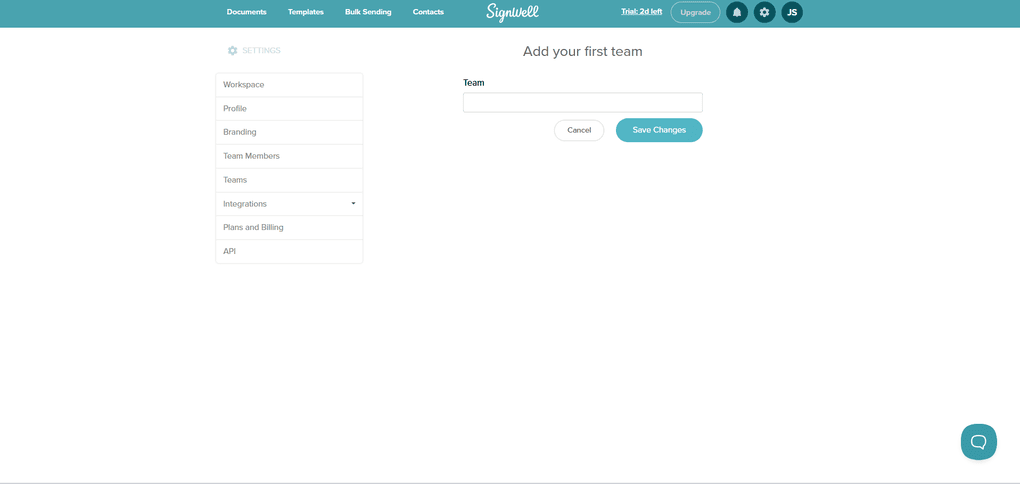 Signwell team management feature review