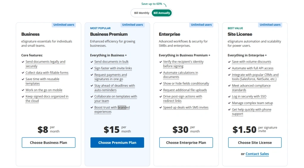 signnow pricing