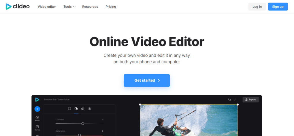 Clideo is a solid video editing software