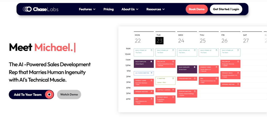 Meetchase.ai helps to automate outreach