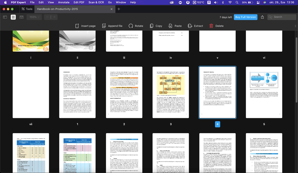 Organizing PDFs with PDF Expert