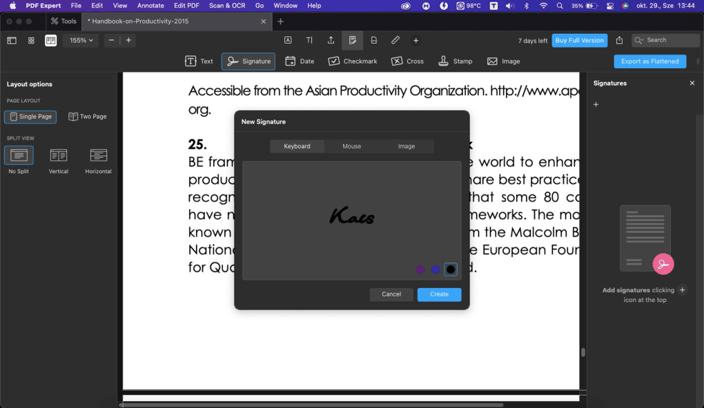 PDF form filling and signatures_PDF Expert