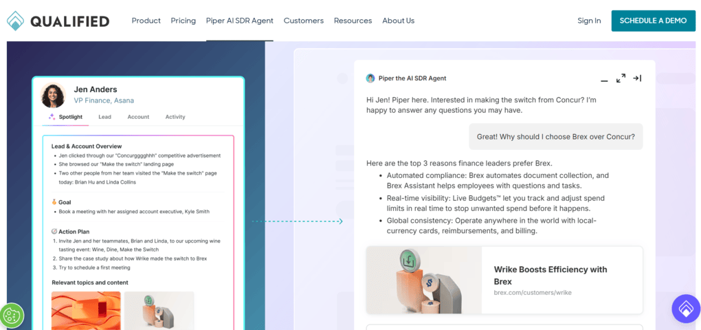 Piper is a popular AI SDR tool
