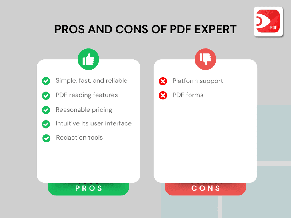 Pros and cons I found during my PDF Expert review