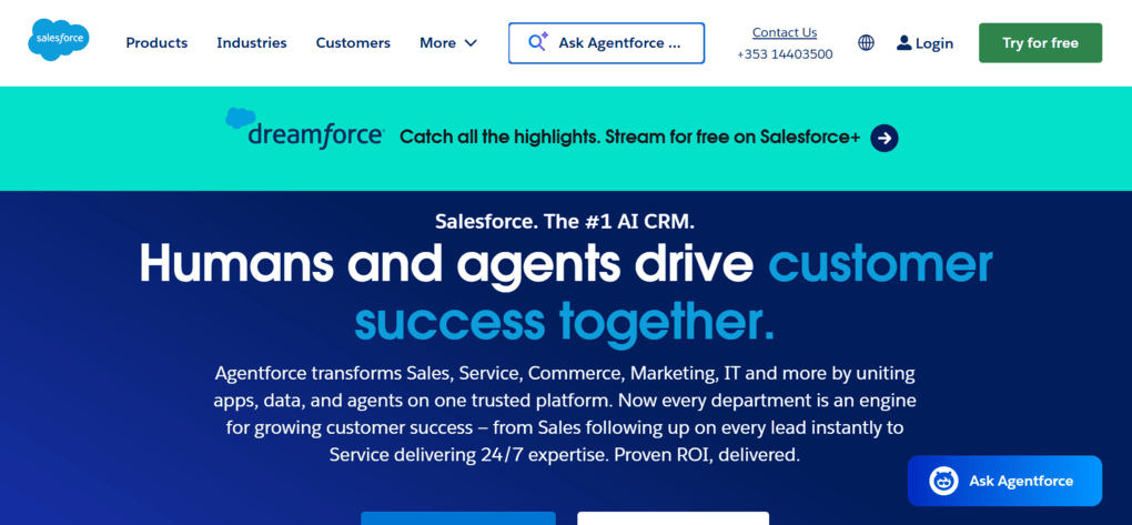 Salesforce is the most popular CRM tool