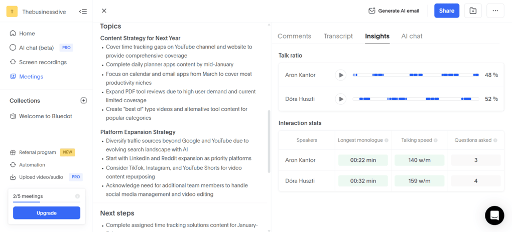 my experience with bluedot