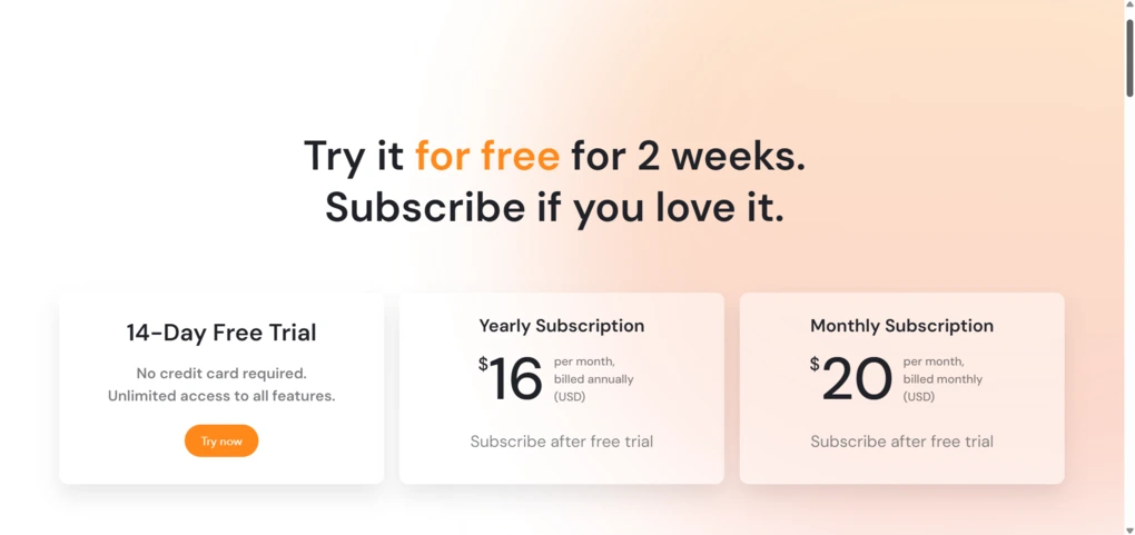 sunsama pricing