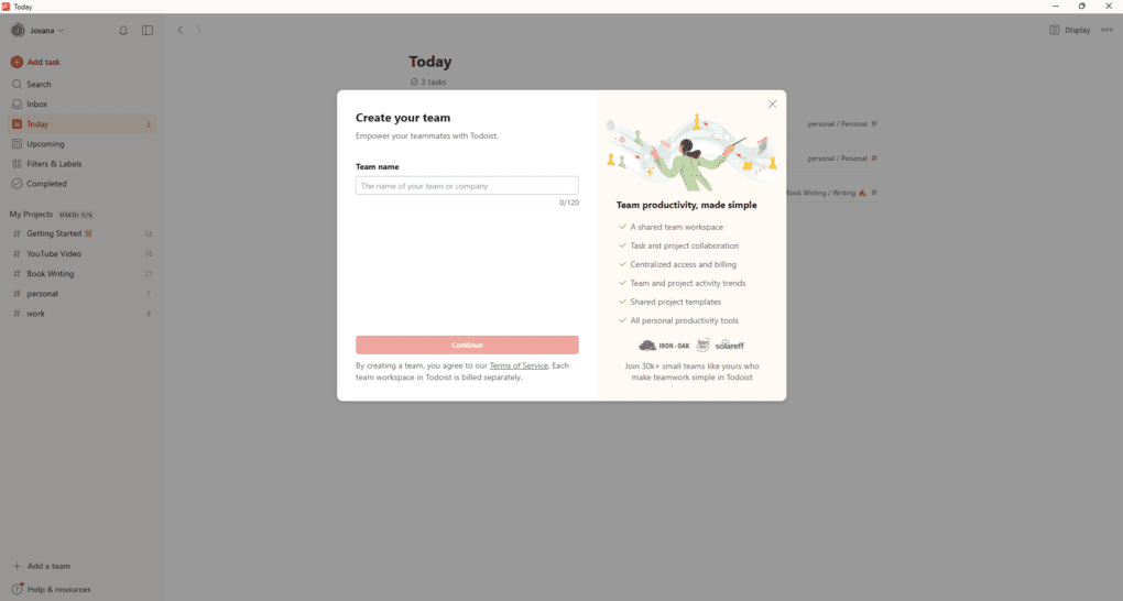 todoist collaboration