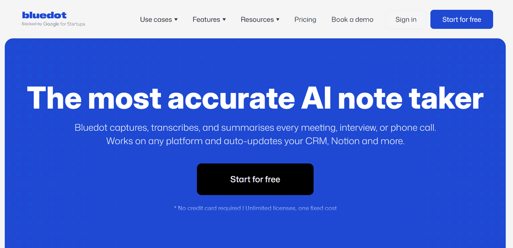 Best botless meeting recording app 