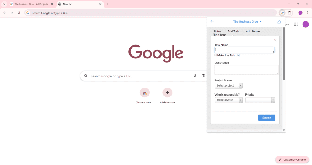 Chrome extension