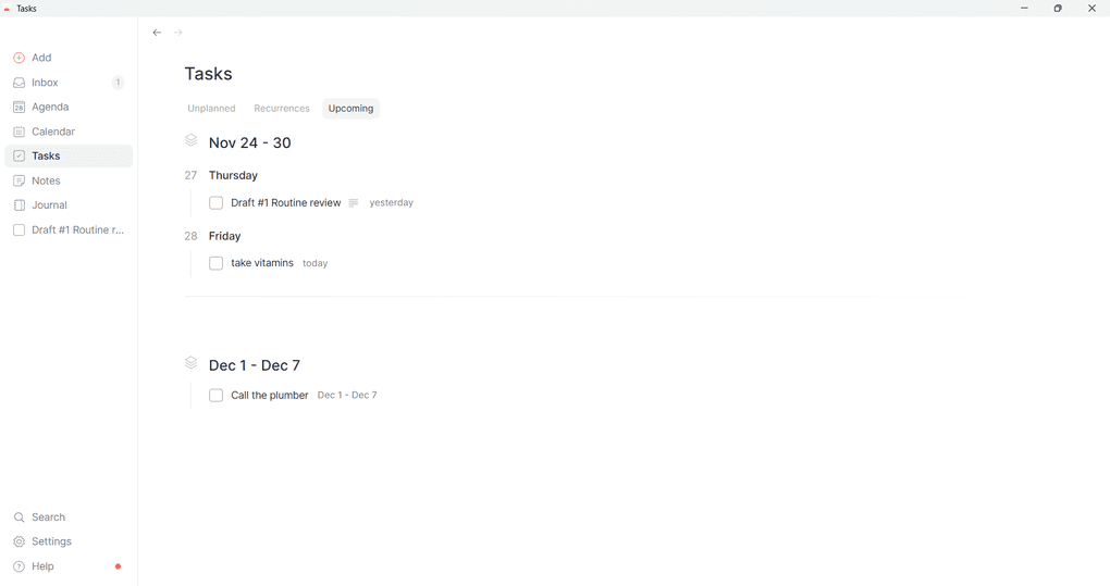 Routine task management