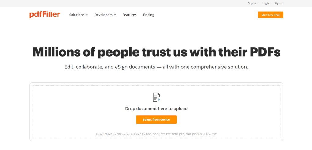 Best PDF converter overall_pdfFiller