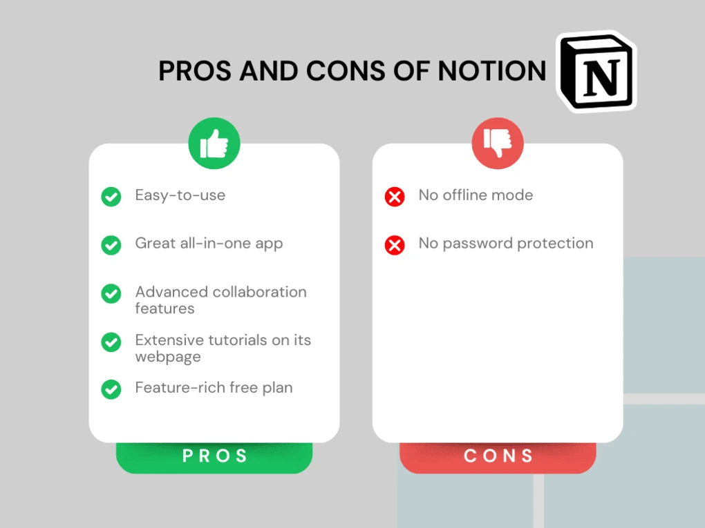 Todoist vs Notion_Notion pros and cons