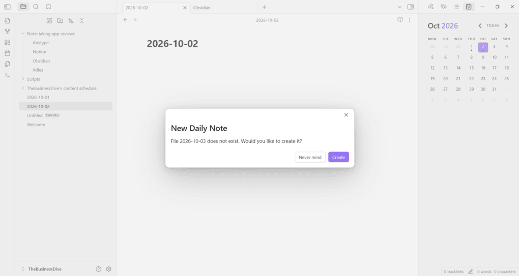my favorite calendar plugin for Obsidian (1)
