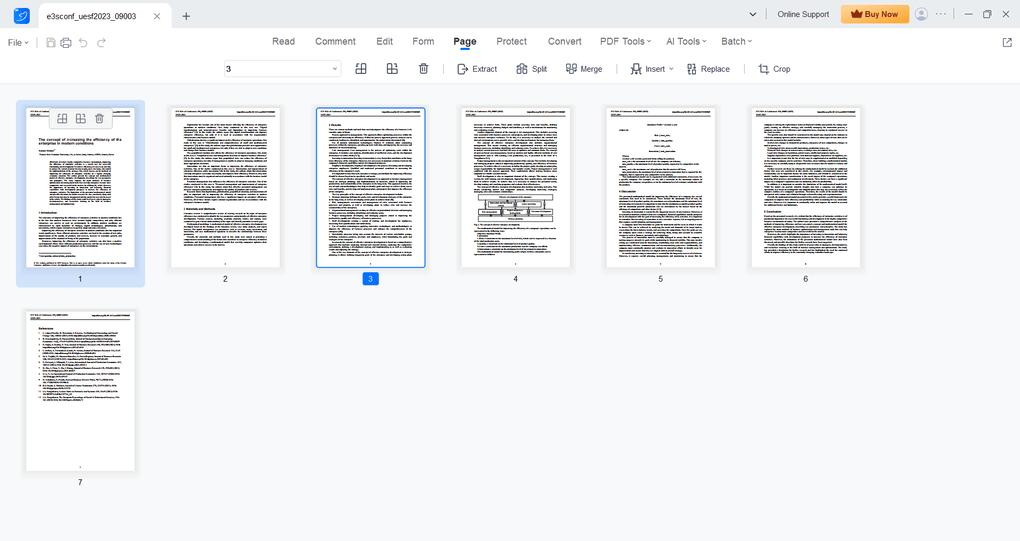 organize PDFs with LightPDF