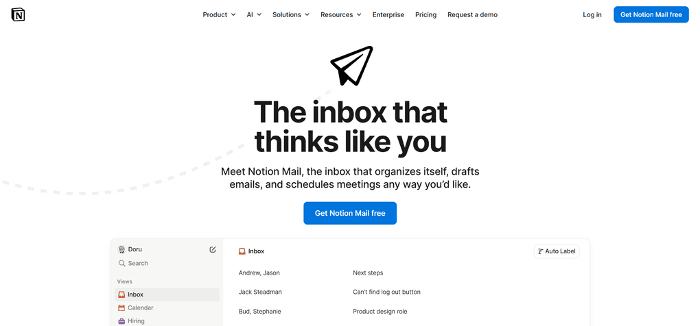 Best for personalized AI-powered inbox organization