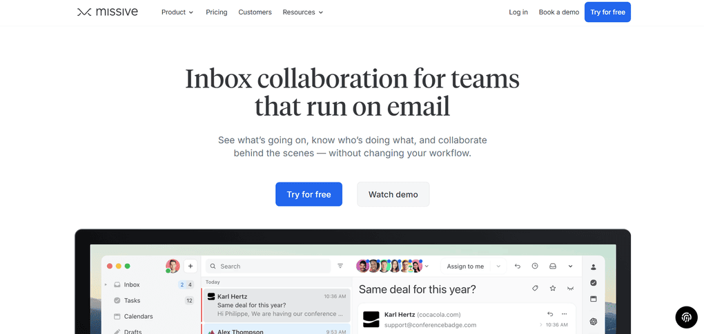 Best for team collaboration and shared inboxes