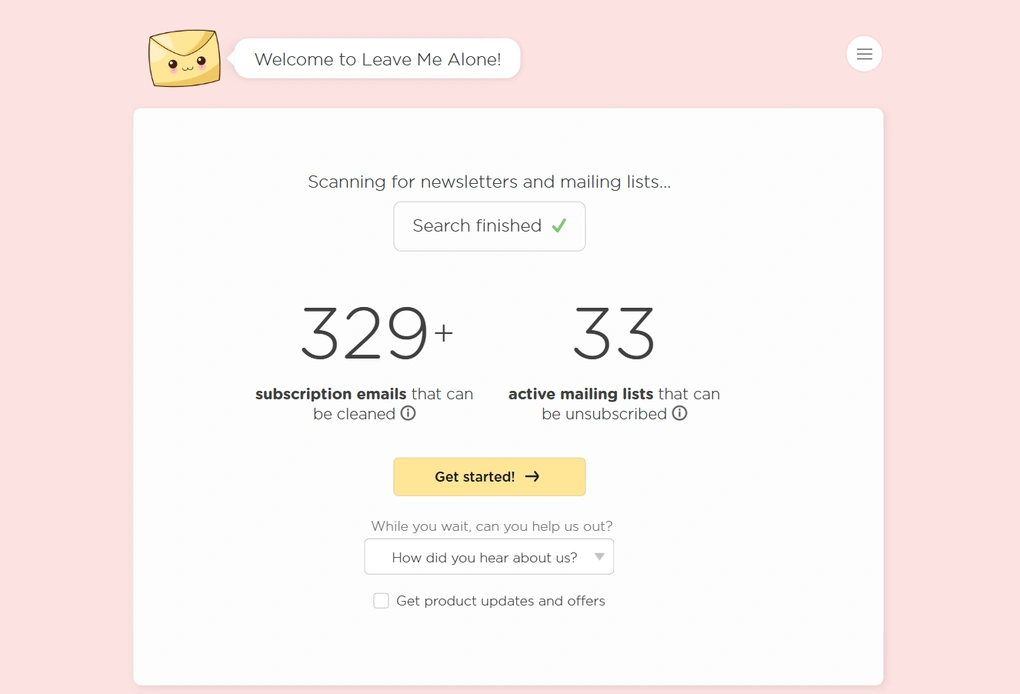 My experience with Leave Me Alone