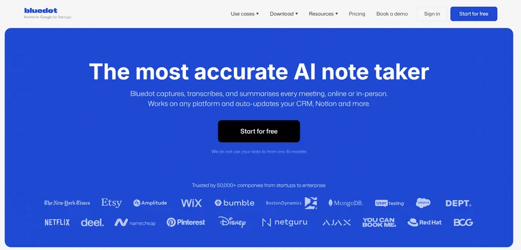 bluedot review