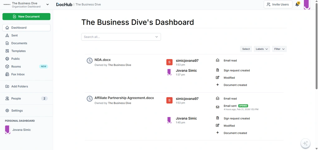 dochub Team Collaboration