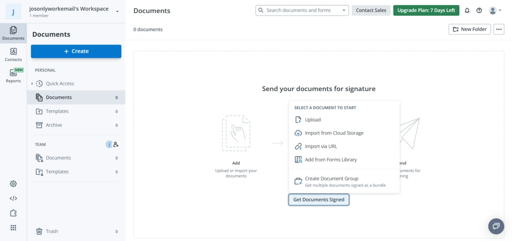 signnow add documents