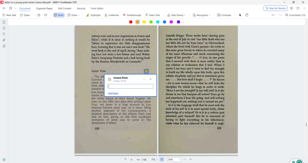 ABBYY annotation tools