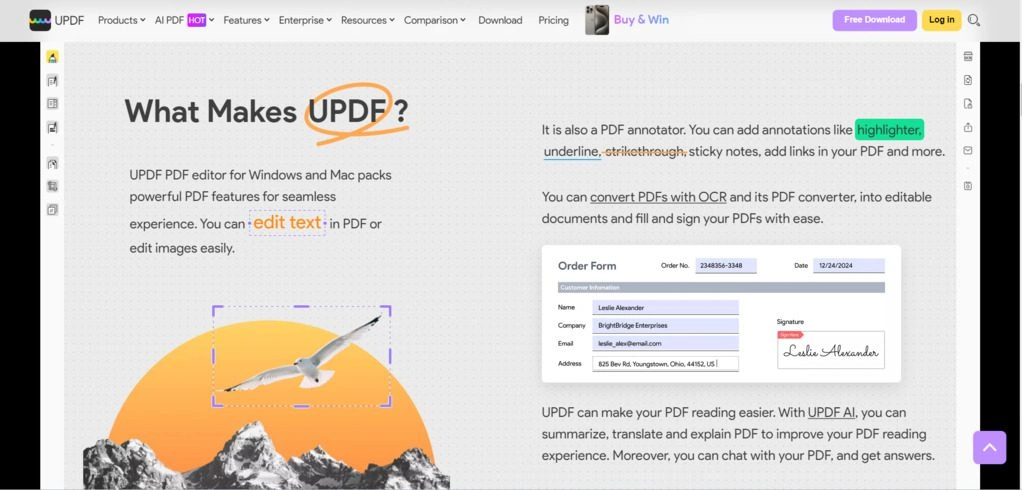 Best affordable PDF editor for Mac with AI features updf