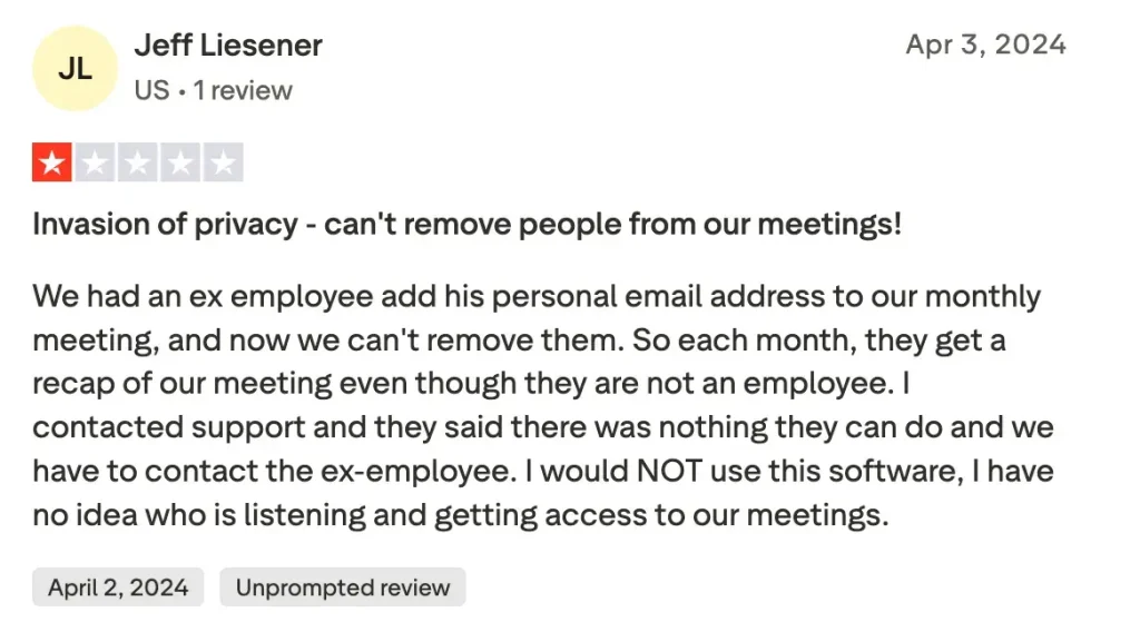 Fireflies AI security concerns