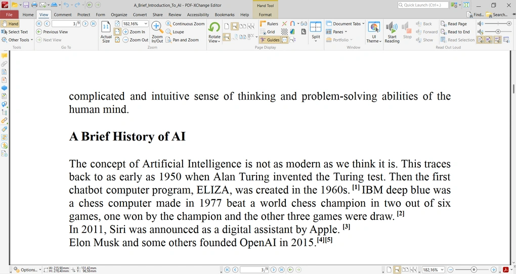 pdf xchange pdf reading