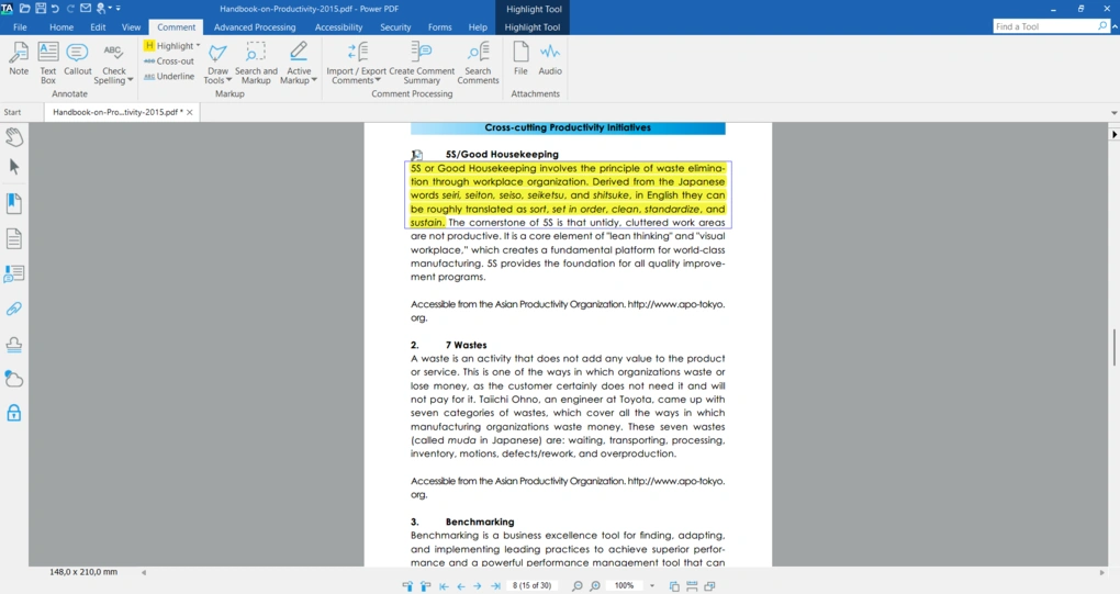 tungsten pdf annotation tools