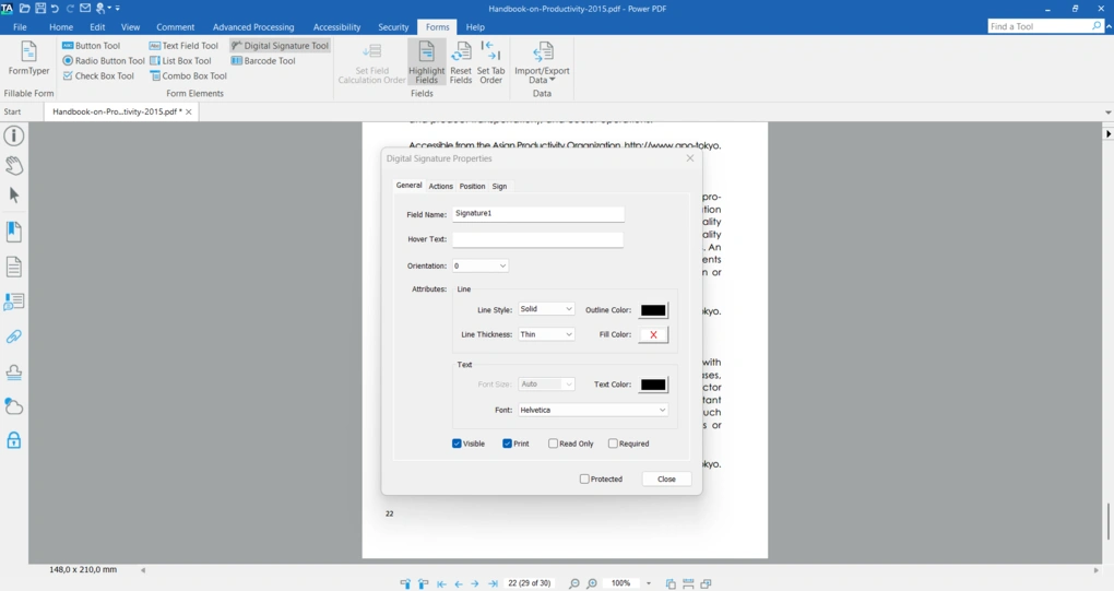 tungsten pdf electronic signature