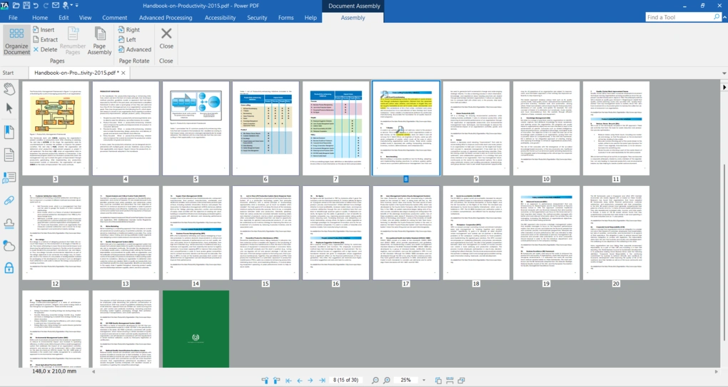 tungsten pdf organization