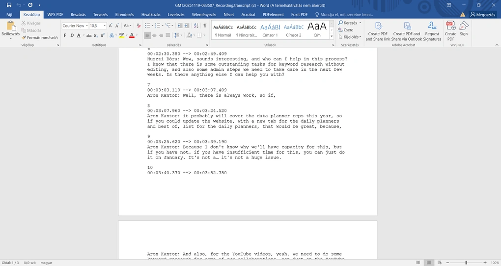zoom ai companion download meeeting transcription