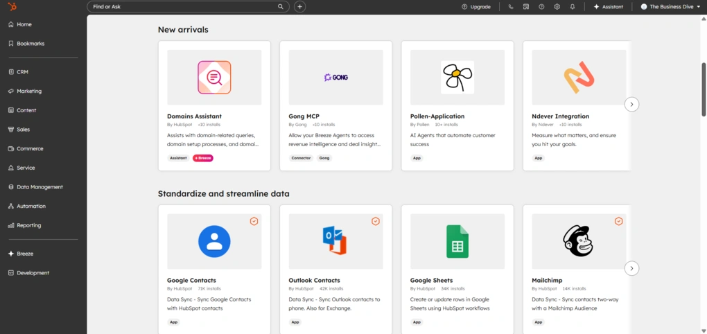 hubspot integrations