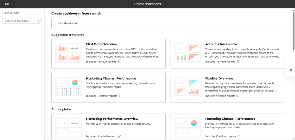 hubspot reporting dashboard