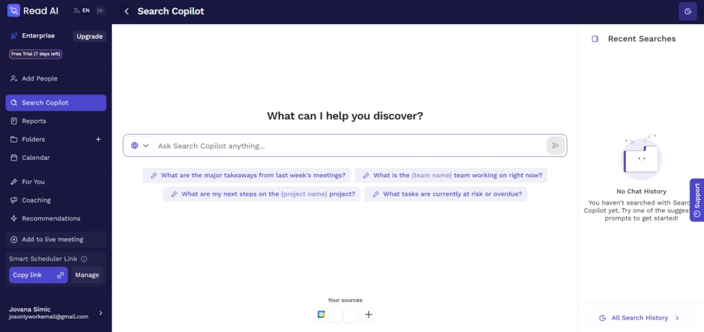 read ai search copilot
