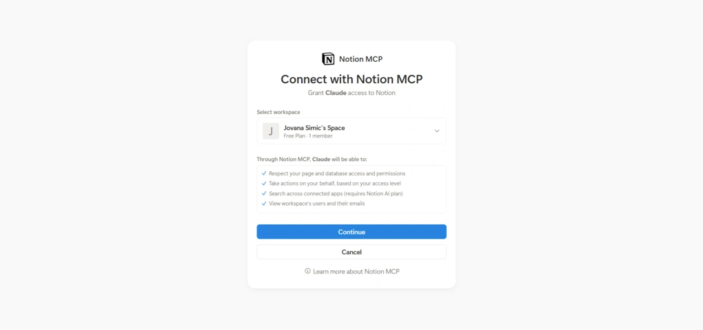 How to connect Notion with Claude