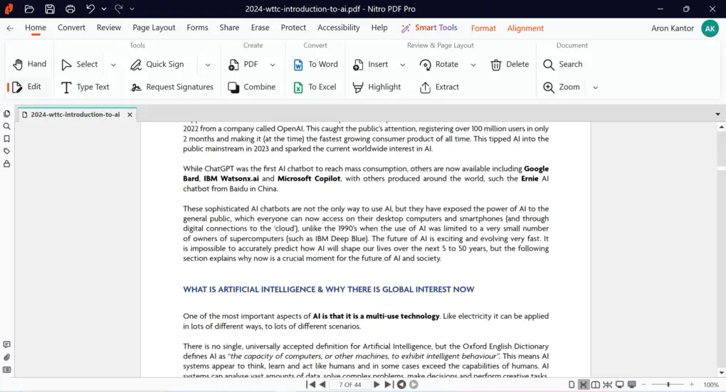 PDF reader feature of Nitro PDF (1)