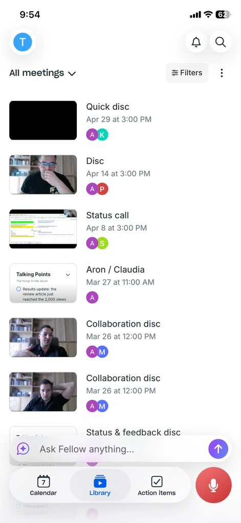 fellow features