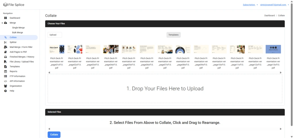 file splice collate