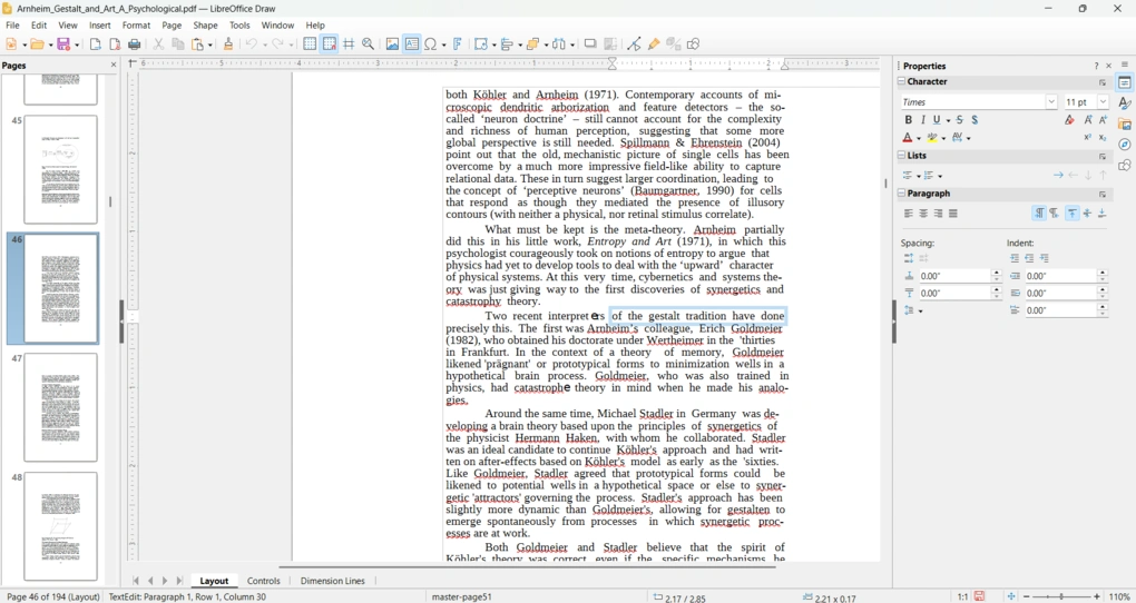libreoffice document editor