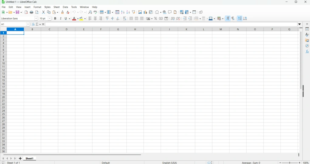 libreoffice spreadsheet editor