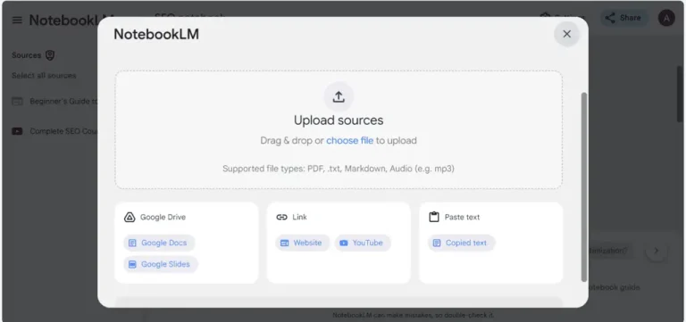 notebooklm key features