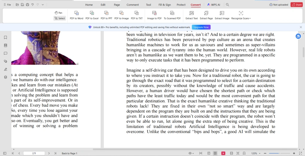 wps office conversion feature